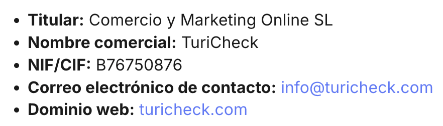 Empresa TuriCheck